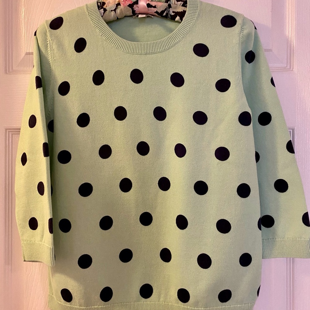 Talbots Polka Dot Sweater